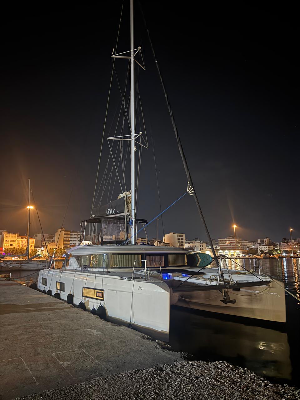 Yacht at berth